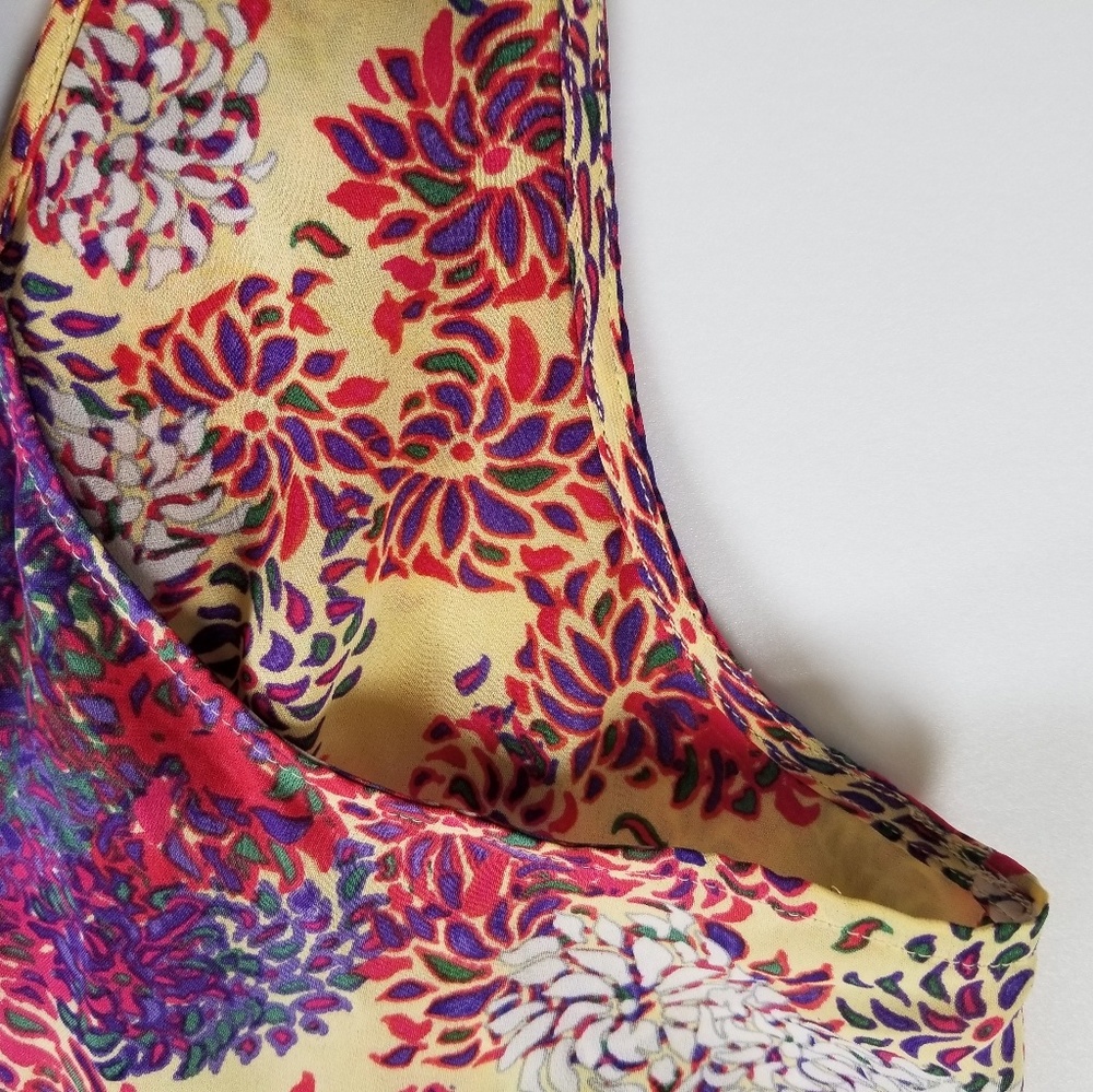 Ali Ro Ruffle Silk Top - Picture 7 of 8